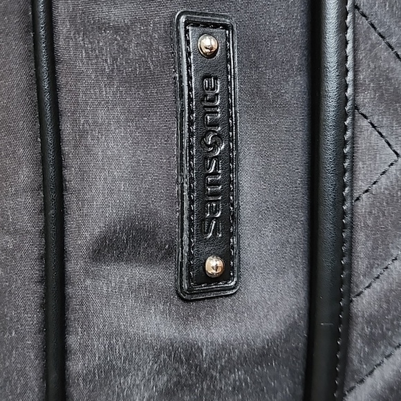 Samsonite Black Quilted Laptop Bag - Picture 3 of 14